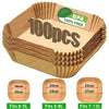 Air fryer parchment paper liners, pre-cut 16cm, 100 pack