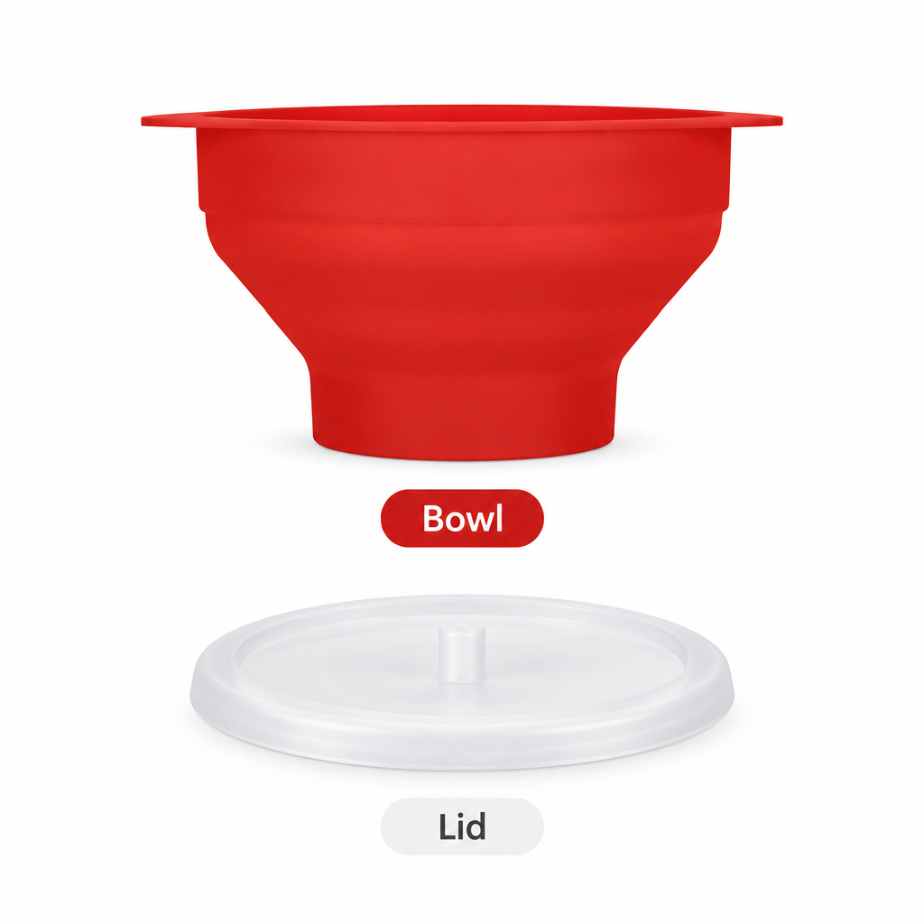 Bowl and lid infographic
