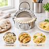 Dumplings, pierogi and ravioli infographic