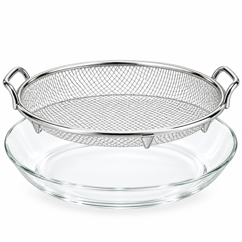 Empty basket on white background
