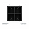 Four-compartment infographic