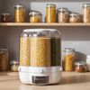 Grain dispenser in an organized pantry