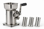 Stainless Steel Rotary Cheese Grater – Hand Crank Drum Grater