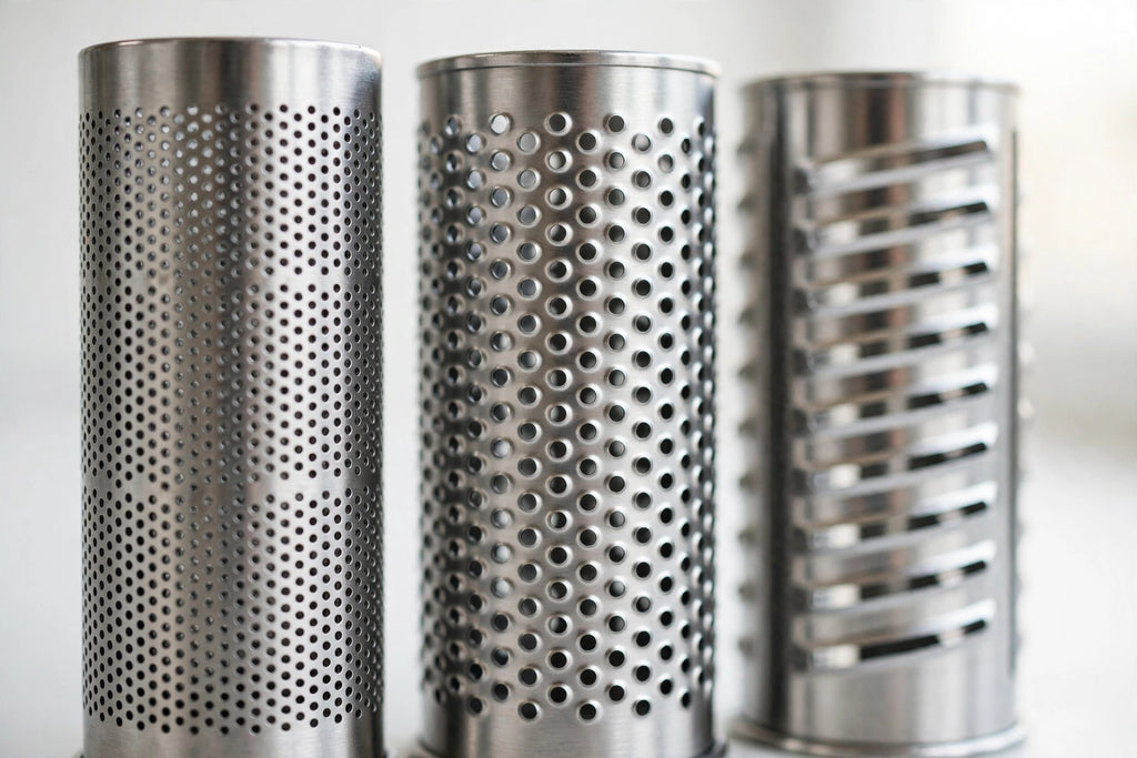 Stainless Steel Rotary Cheese Grater – Hand Crank Drum Grater