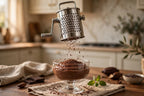 Stainless Steel Rotary Cheese Grater – Hand Crank Drum Grater