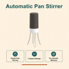 Infographic highlighting hands-free stirring, three speeds, and use with smooth mixtures