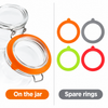 Jar and spare rings infographic