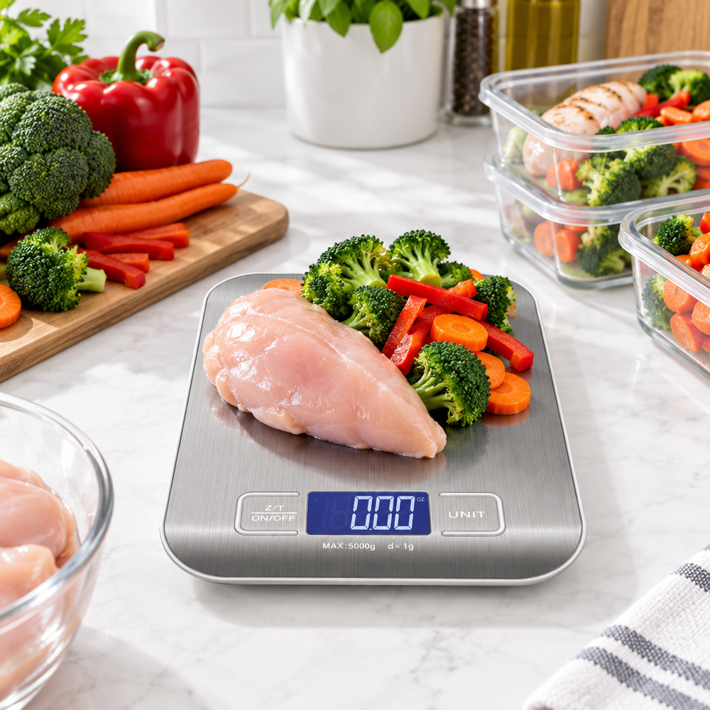 Meal prep weighing