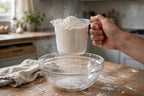 Adjustable Measuring Cup with Push-Up Base for Sticky Ingredients
