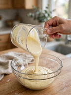 Adjustable Measuring Cup with Push-Up Base for Sticky Ingredients