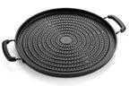 Round Air Fryer Crisper Grill Pan – Non-Stick Perforated Tray