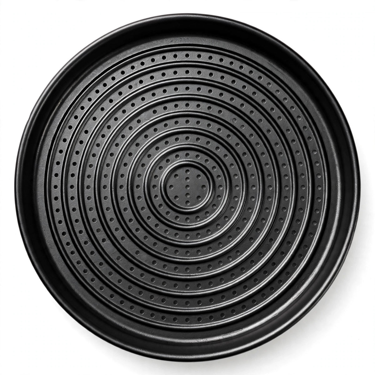 Round Air Fryer Crisper Grill Pan – Non-Stick Perforated Tray