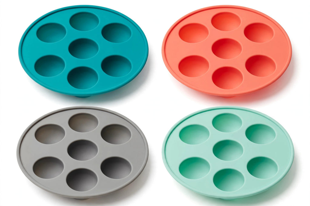 Silicone Egg Bite Molds 4-Pack – Air Fryer Egg Molds, BPA-Free