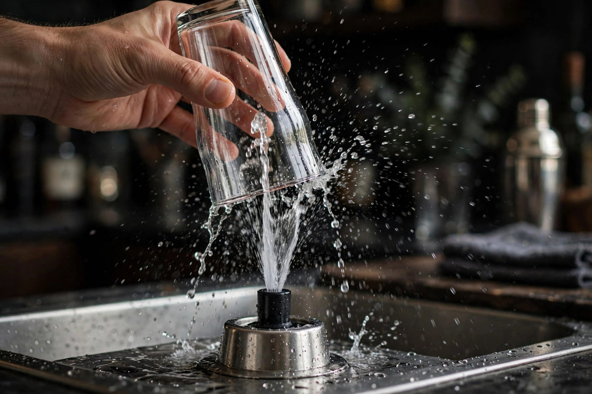 Glass Rinser for Kitchen Sink – High-Pressure Cup Washer