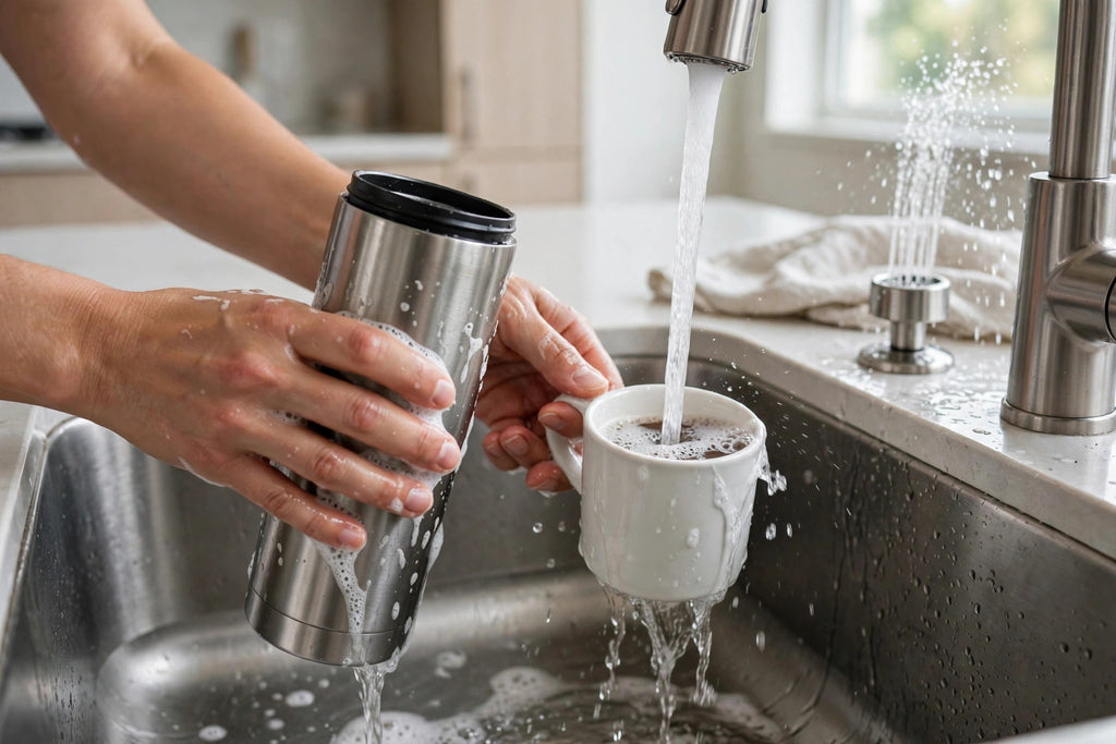 Glass Rinser for Kitchen Sink – High-Pressure Cup Washer