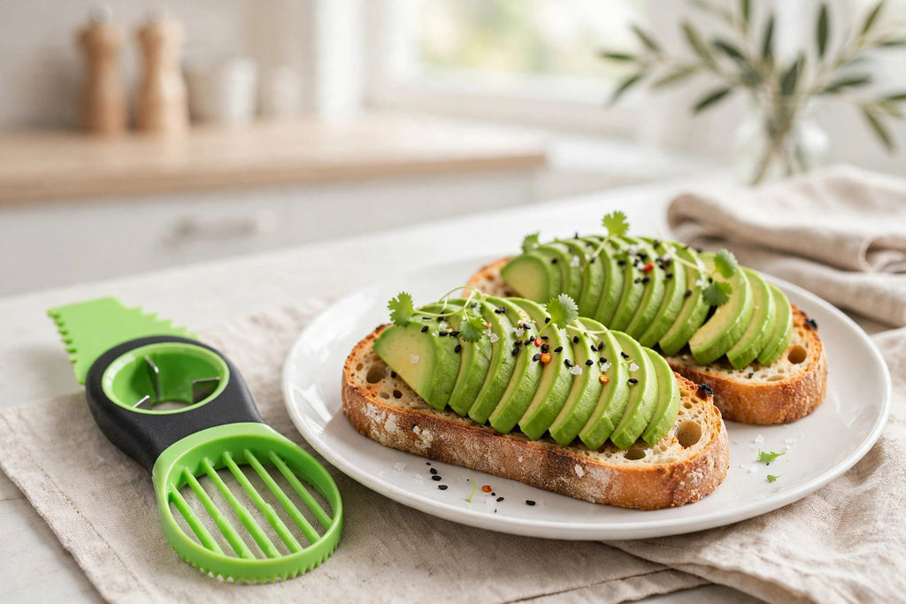3-in-1 Avocado Slicer - avocado toast result