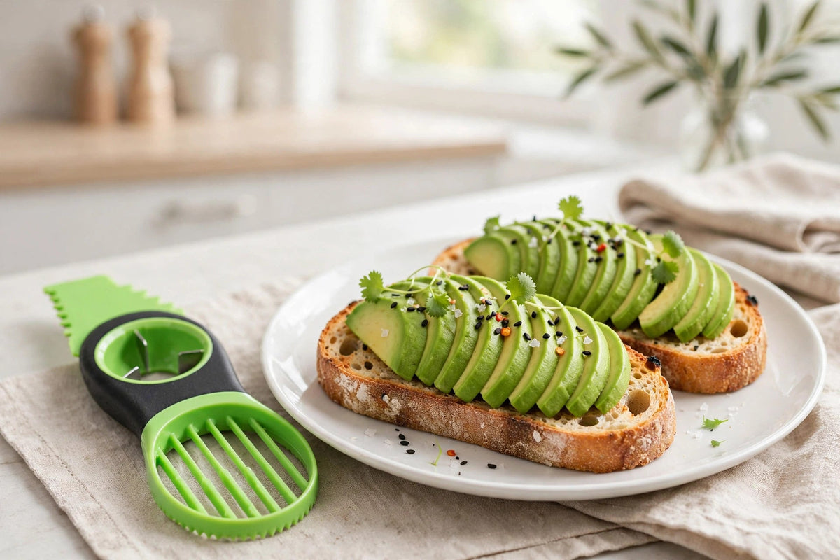 3-in-1 Avocado Slicer - avocado toast result