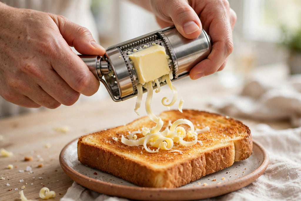 Butter Mill Grater - styled kitchen shot