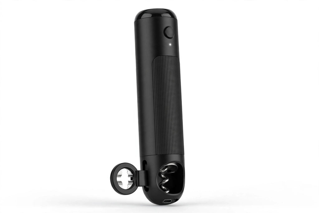 Electric Wine Opener - three-quarter studio view