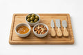 Bamboo Charcuterie Board Set with Cheese Knives