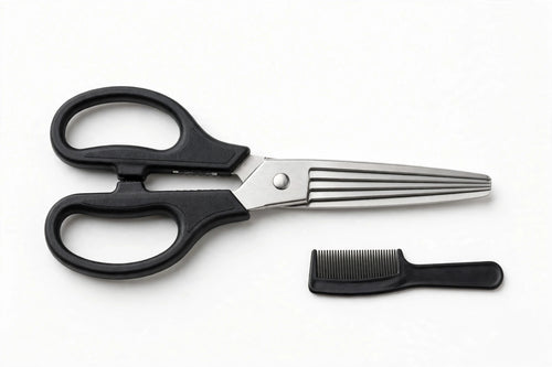 5-Blade Herb Scissors with Cleaning Comb – Stainless Steel
