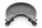 Clip-On Silicone Pot Strainer – Snap-On Pasta & Veggie Drainer
