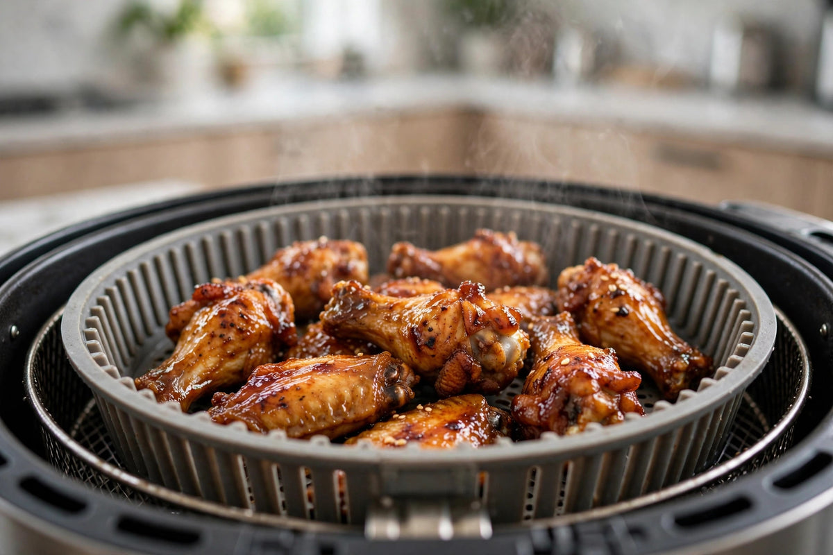 Reusable Silicone Air Fryer Basket Liners 2-Pack - photo 3