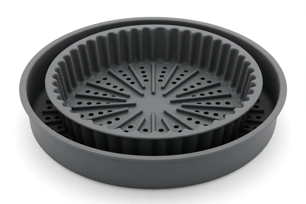 Reusable Silicone Air Fryer Basket Liners 2-Pack - photo 1
