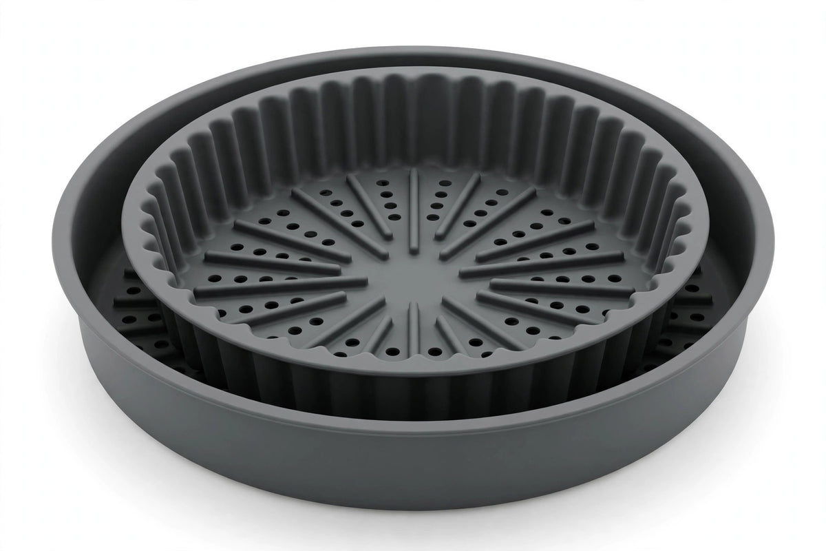 Reusable Silicone Air Fryer Basket Liners 2-Pack - photo 1
