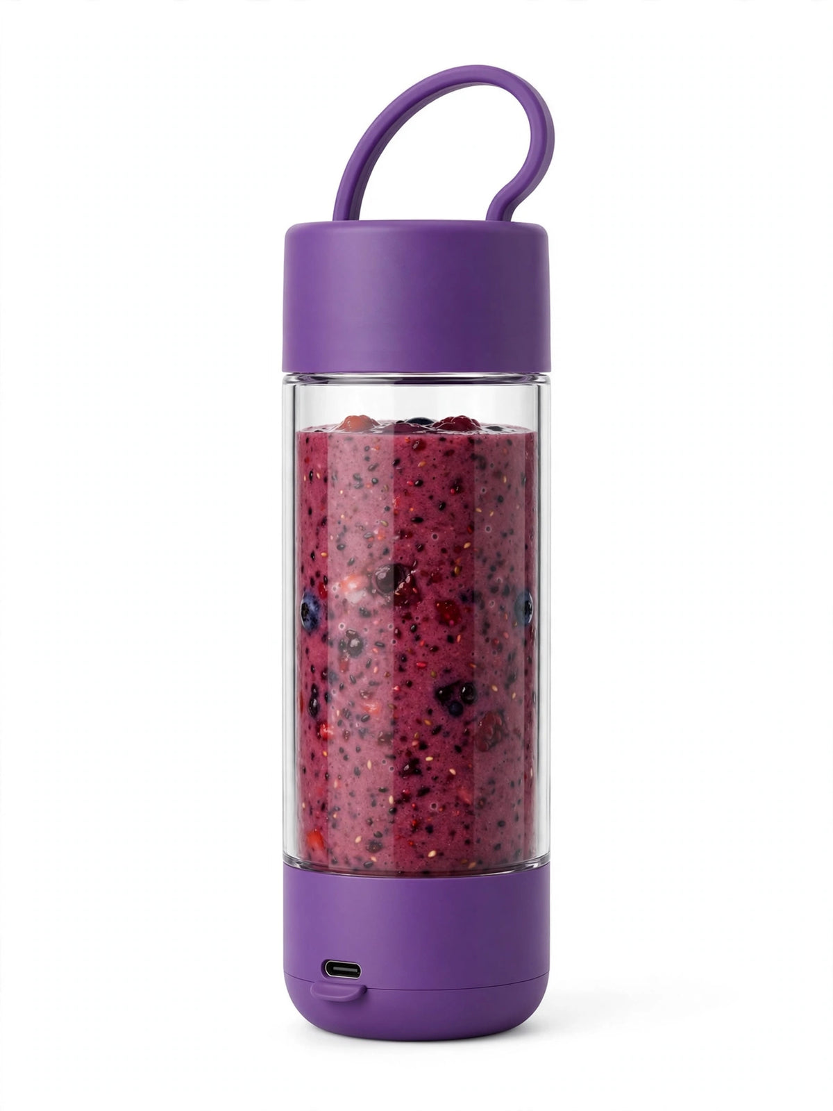 Portable Electric Blender – 420ml USB Rechargeable Smoothie Maker