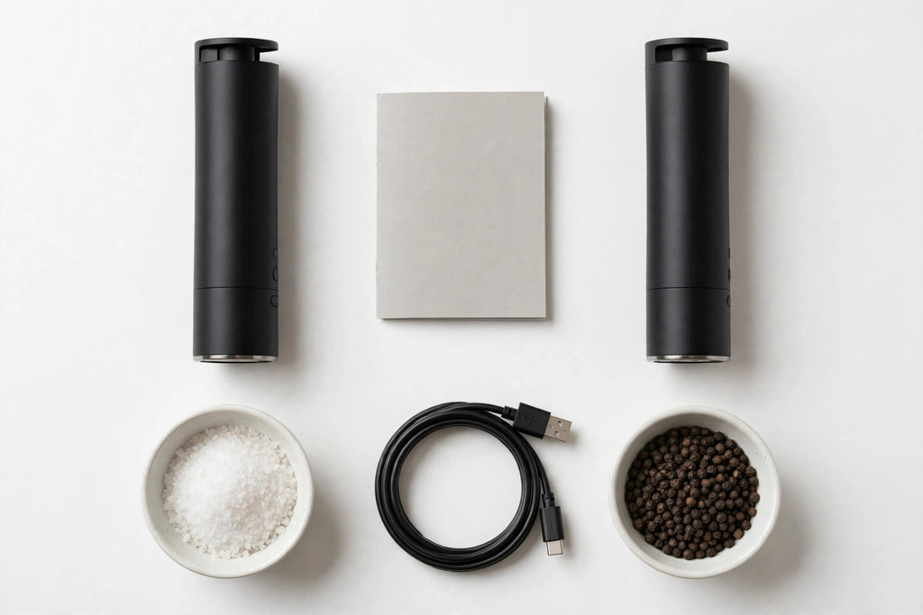 Gravity Electric Salt and Pepper Grinder Set - photo 6