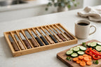 In-Drawer Bamboo Knife Organizer Dock - photo 4