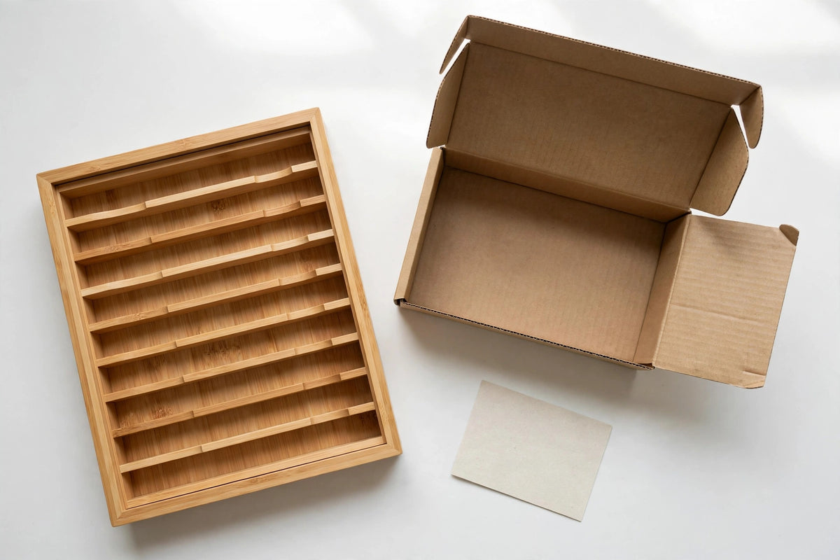 In-Drawer Bamboo Knife Organizer Dock - photo 6