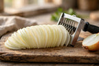 Onion Holder Slicer – Stainless Vegetable Slice Guide
