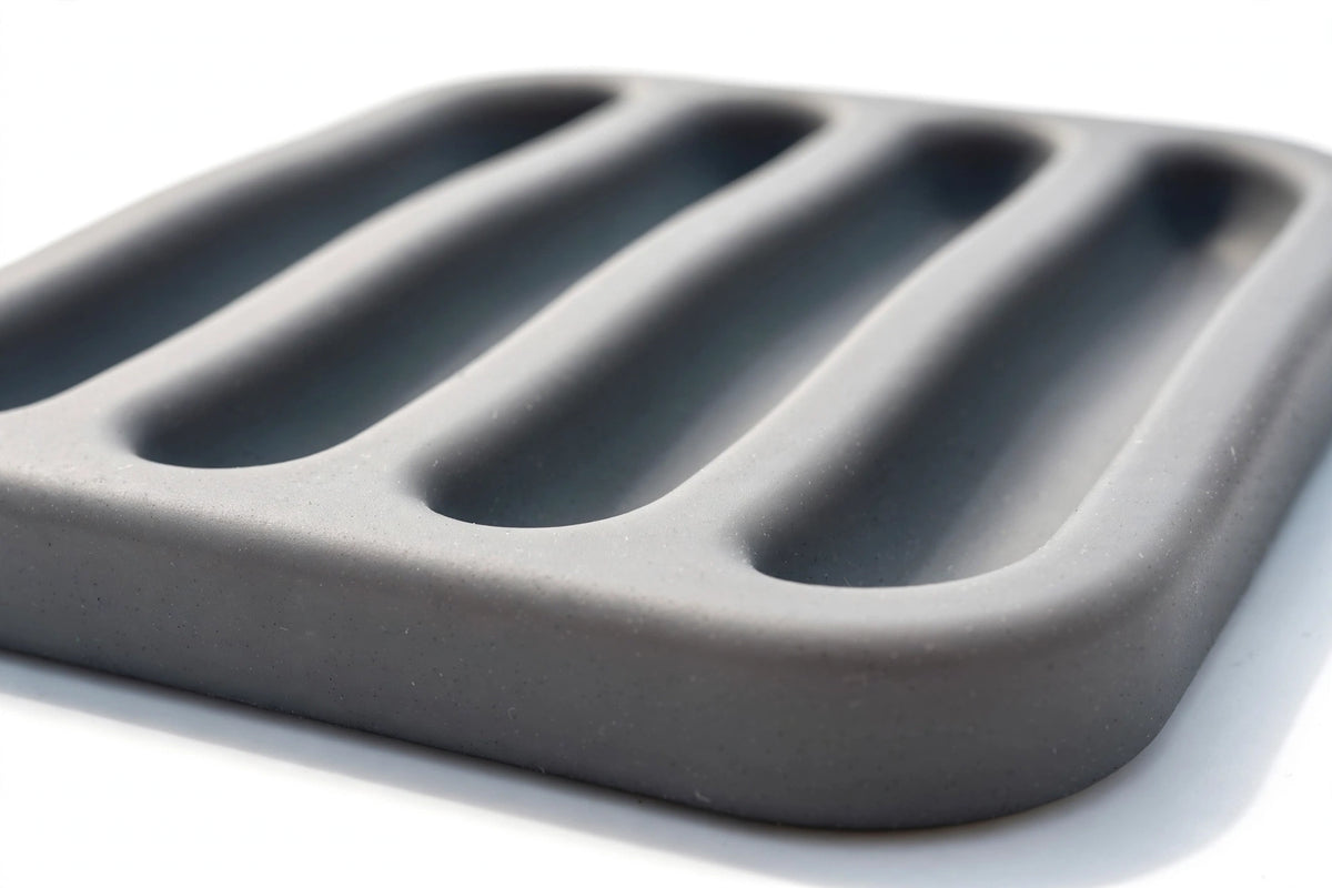 4-Slot Silicone Spoon Rest - photo 3