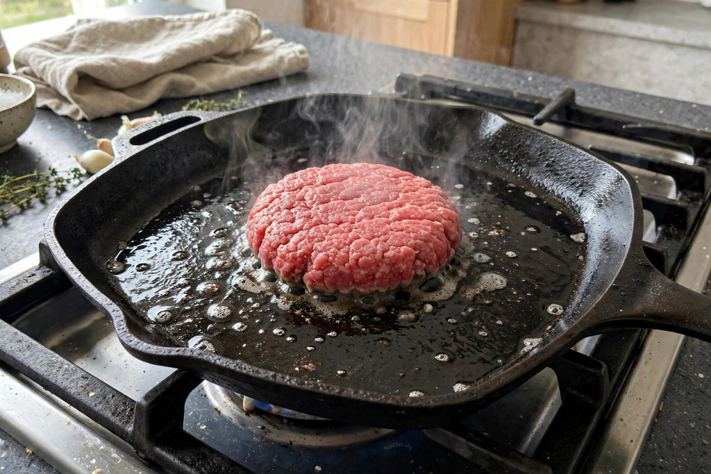 Burger Patty Maker Press - Non-Stick Round Patty Mold