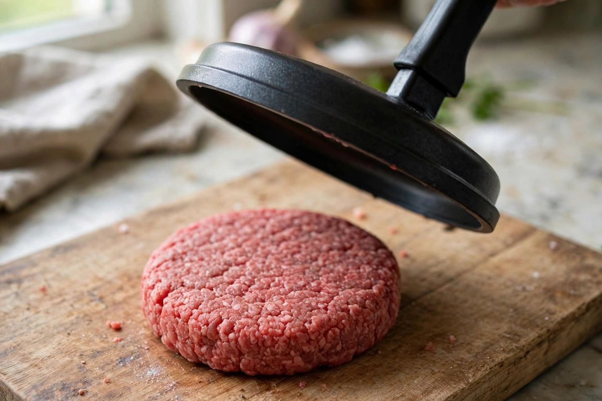 Burger Patty Maker Press - Non-Stick Round Patty Mold