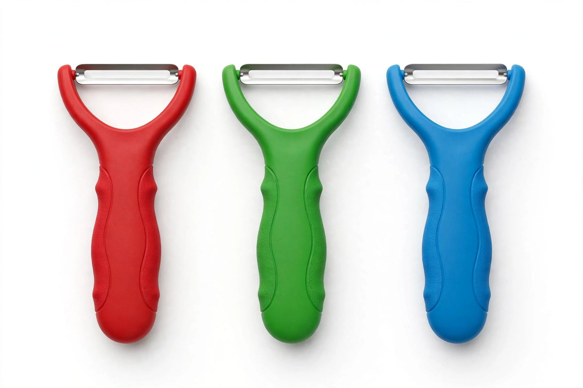 Y-Shaped Vegetable Peeler Set 3-Pack – Sharp Veggie & Julienne Peelers