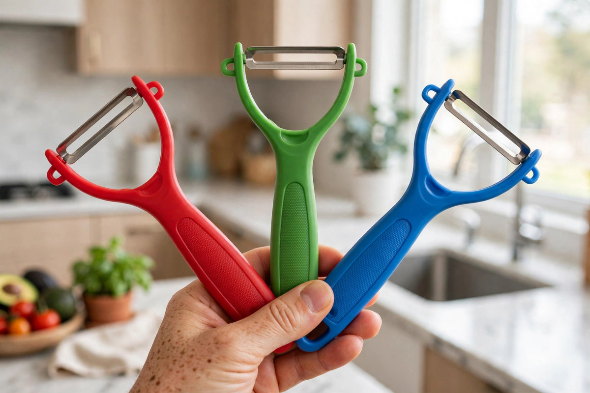 Y-Shaped Vegetable Peeler Set 3-Pack – Sharp Veggie & Julienne Peelers