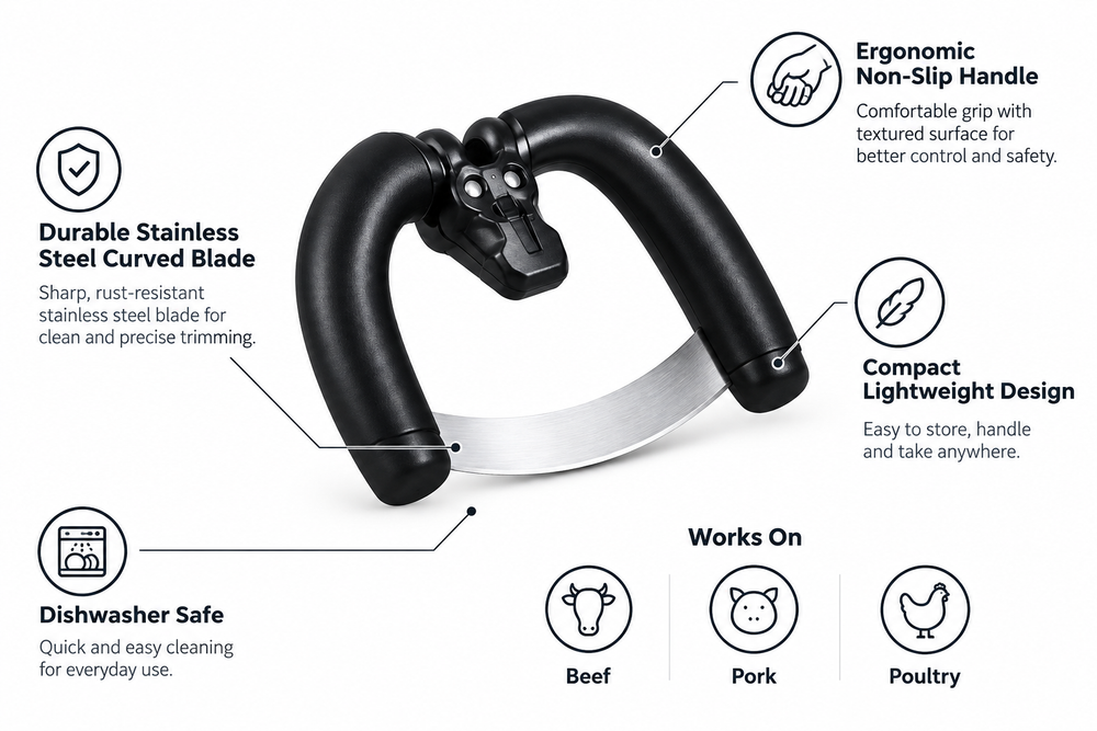 Product specs/benefits infographic