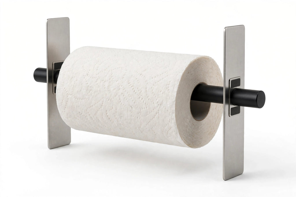 Self-Adhesive Under-Cabinet Paper Towel Holder – No-Drill - main image