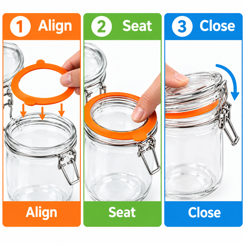 Ring placement infographic