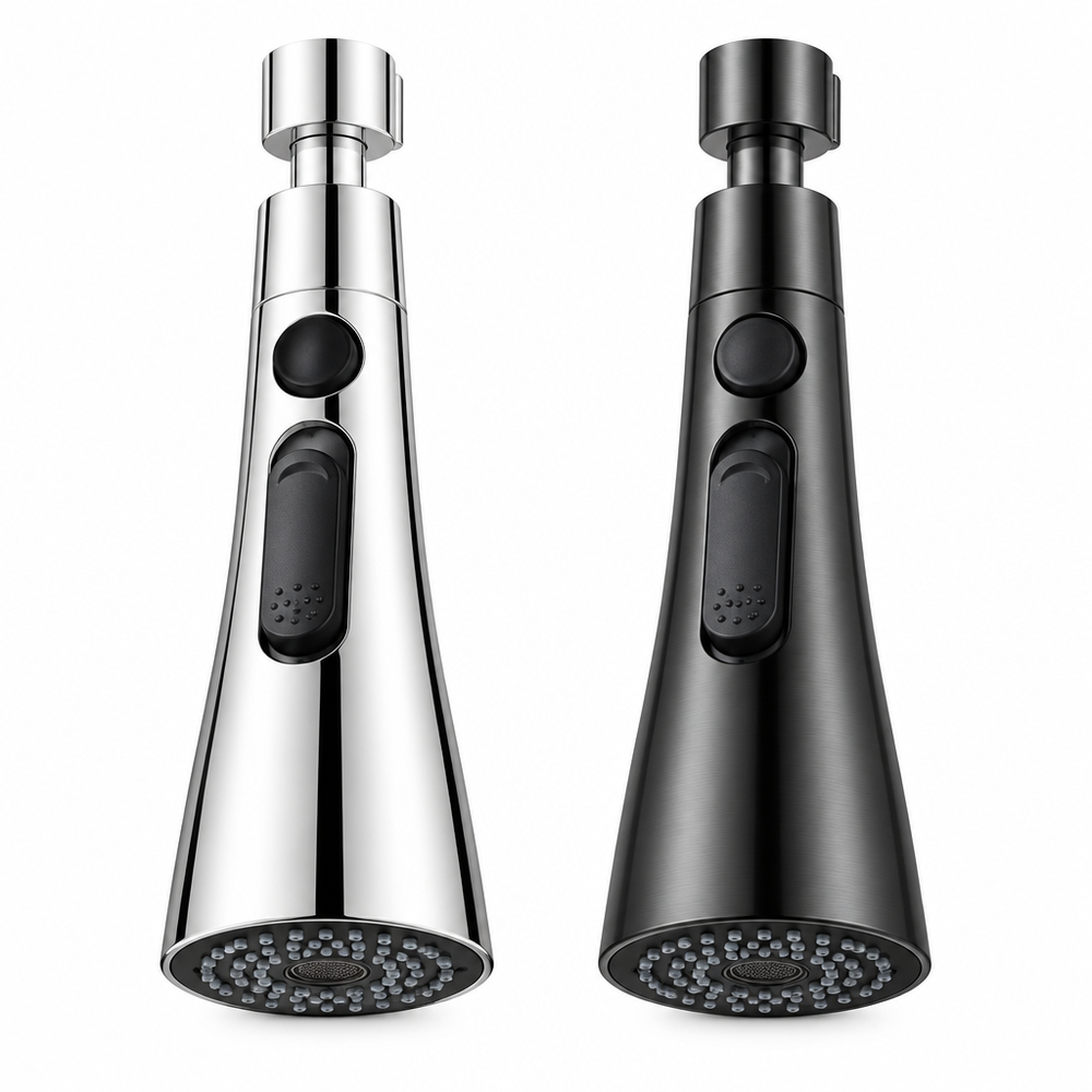 Silver and dark sprayers