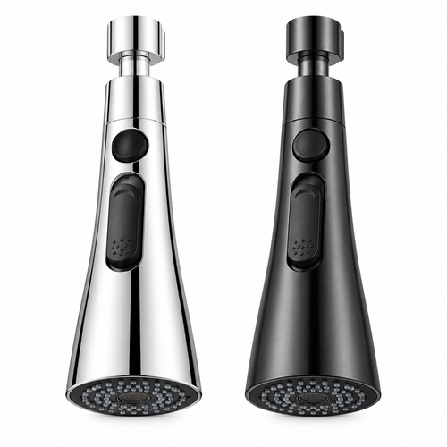 Silver and dark sprayers