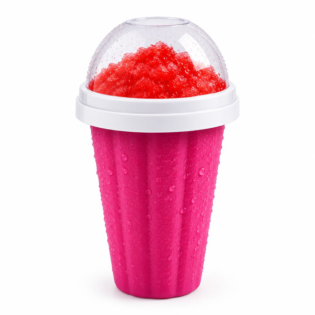 Slushie cup filled with drink