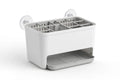 Sink Sponge Holder with Drain Tray – Suction Caddy Organizer