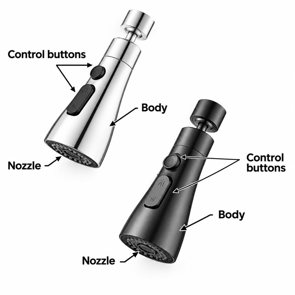 Sprayer parts infographic
