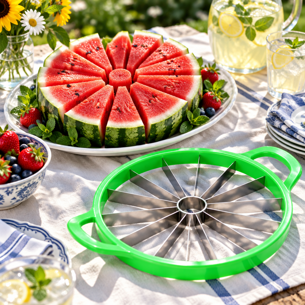 Summer serving scene