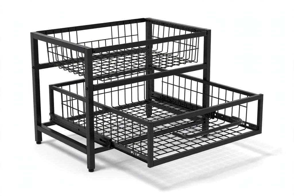2-Tier Under-Sink Pull-Out Cabinet Organizer