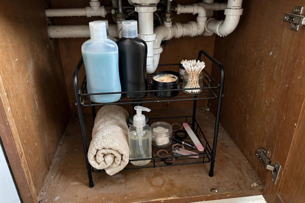 2-Tier Under-Sink Pull-Out Cabinet Organizer